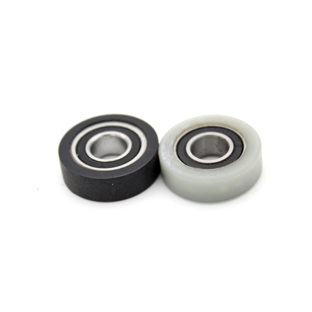 PU Ball Bearing Wheels Window Furniture Plastic Nylon Roller with 608zz 626zz Bearing